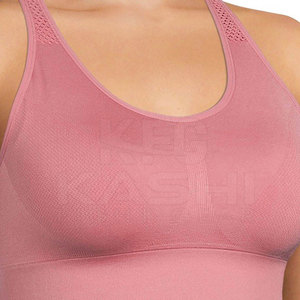 Soft <b>Stretch</b> Plus Size Simple Sports <b>Bra</b> with Adjustable Back Straps Front Logo Eco-Friendly & Breathable for Fitness Training - Product Image 5