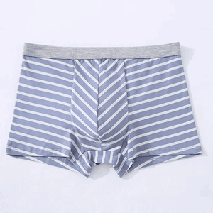 OEM Wholesale <b>Custom</b> Design Men Underwear Breathable Cotton Made <b>Boxer</b> Briefs <b>Custom</b> Logo and Color Men Underwear - Product Image 4