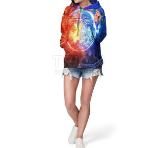 เสื้อฮู้ดสตรีทแวร์สั่งทำพิเศษสำหรับผู้หญิง ฮู้ดดี้แบบซับลิเมชั่นสีสันตามสั่ง ฮู้ดดี้สไตล์โดดเด่นสำหรับผู้หญิง มีจำหน่ายแล้ว - Product Image 2