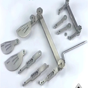 Kit d'instruments orthopédiques vétérinaires professionnels standard avec guides de scie sauteuse TPLO JI-3096 certifié CE Classe I ISO, garantie 1 an - Product Image 2