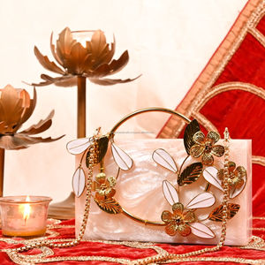 Bolso de mano con adornos de resina de alta calidad para mujeres y niñas, superventas en Dubai, Bahrein, Nigeria, POR ARTESANÍA DE LUJO - Product Image 6