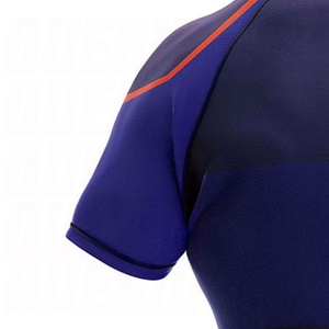 Maillot de rugby léger de haute qualité, best-seller, 100% polyester, séchage rapide, respirant, manches courtes, unisexe, vêtements de sport pas chers - Product Image 2