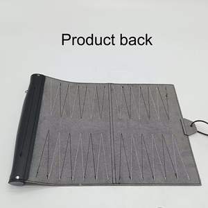 Custom Factory-Foldable Durable Metal Backgammon Set Portable Suede Board Games Crystal Leather Outdoor <b>Entertainment</b> Chess - Product Image 5