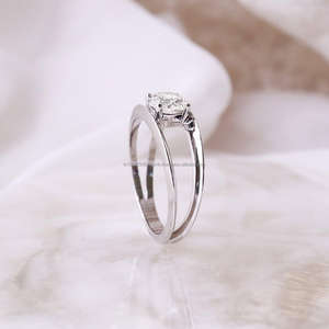 IGI/GIA Lab Grown Princess Cut Unisex Vintage 14k Jaune Mariage/Bague de fiançailles Fine Or Blanc Anniversaire Fête-Digne Bague - Product Image 1