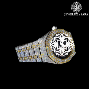 Reloj de Diamantes Blancos de Primera Calidad con Diseño Brillante y Elegante para Hombre, Disponible a un Precio Competitivo desde India - Product Image 1