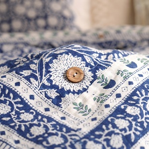 ชุดปลอกผ้านวมผ้าฝ้ายพิมพ์ลายดอกไม้ - Product Image 3