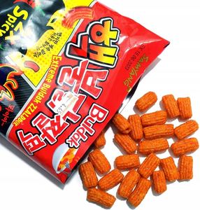 ซัมยัง ซาลตดก รสเผ็ด 2 เท่า ขนมขบเคี้ยวรสไก่เผ็ดร้อน 120 กรัม x24 กล่อง ขายส่งขนมเกาหลี จำนวนมาก รับผลิตแบบ OEM จัดส่งรวดเร็ว - Product Image 5