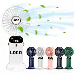 Ventilateur électrique miniature personnalisé avec logo, rechargeable par USB, vente en gros, cadeaux promotionnels personnalisés - Product Image 1