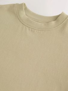 T-shirt uni à manches courtes pour homme, coton léger écologique, tissu en coton léger, tissu en bambou, 100 % coton - Product Image 4