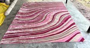 Alfombra Moderna Personalizable de Lana, Hecha a Mano, Abstracta, Lavable, con Bucle, para Sala de Estar o Dormitorio, Opciones de Tamaño y Color, para Ejercicio - Product Image 2