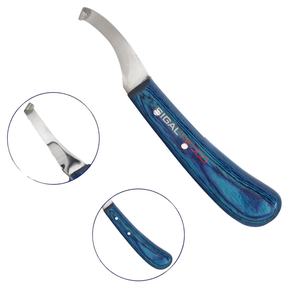 Cuchillo para Cascos de <span class=keywords><strong>Caballos</strong></span> para Mano Derecha, Herramientas de Herrador, Mango de Madera Profesional, Hoja de Acero, Certificado CE, Garantía de <span class=keywords><strong>3</strong></span> Años, Cortador de Cascos para Animales - Product Image 1