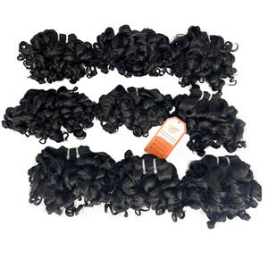 Venta al por mayor 50cm Raw Vietnamita Remy Virgin Hair Bundles Kinky Curly 100g Doble dibujado Cutícula Alineada Extensiones de cabello humano - Product Image 3