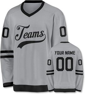 Camisetas de Hockey sobre Hielo Resistentes para Entrenamientos de Equipos y Campeonatos de Club, Diseño Personalizado Disponible - Product Image 3