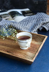 Wholesale Price Natural Wood Serving Tray With Handle For Hotels & Restaurant Kitchenware <b>Coffee</b> <b>Table</b> Tray by CRAFTSY HOME - Product Image 4