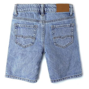 Custom Washed <b>Grey</b> Denim <b>Shorts</b> for <b>Women</b> Vintage Washed Streetwear Private Label Custom Logo Wholesale Jeans Manufacturer OEM - Product Image 2