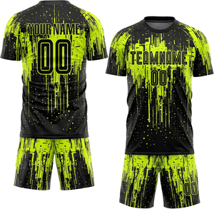 Ensemble d'entraînement de football pour hommes au design moderne 2026 - Tenue de football athlétique anti-humidité - Kit d'équipe imprimé par sublimation de haute qualité - Product Image 5
