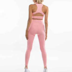 Conjunto de Yoga para Mujer de Alta Calidad con Logotipo Personalizado, Diseño Transpirable y de Secado Rápido, Patrón Sólido, Tallas Grandes - Product Image 2