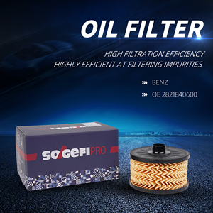 ชุดกรองน้ำมันเครื่องสำหรับเบนซ์ คุณภาพดี ราคาประหยัด กรองน้ำมันเครื่องรถยนต์ OEM OE 2821840600 กรองน้ำมันเครื่องเมอร์เซเดส-เบนซ์ พร้อมฝาปิด - Product Image 5