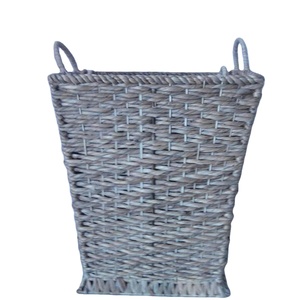 Economically Priced Handwoven Water Hyacinth Storage <b>Basket</b> with Handle Bedroom Living Room <b>Bathroom</b> Organization Woven <b>Baskets</b> - Product Image 2