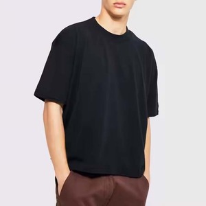 T-shirt de sport personnalisé pour homme 2025 – 100 % coton, col rond, coupe classique, tissu tricoté uni, polyester-coton de haute qualité - Product Image 2