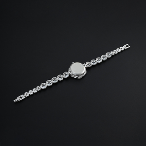 Reloj de Pulsera de Lujo para Mujer ZD0018 con Logotipo Personalizado, Reloj de Joyería con Diamantes de Circonio para Mujer - Product Image 3