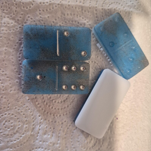 Handmade Resin Double Six <b>Domino</b> <b>Set</b> | Colorful Resin <b>Dominoes</b> | Custom Game Night <b>Set</b> | Unique Gift | Handmade game - Product Image 3