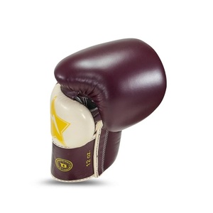 Gants de boxe Fairtex Booster en cuir de vache véritable, pour Sanda, à doigts entiers, respirants, anti-humidité, légers, avec fermeture auto-agrippante - Product Image 5