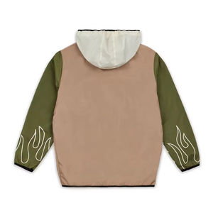 Vestes coupe-vent unisexes OEM ODM, respirantes, à fermeture éclair, sublimées, imprimées sur toute la surface, 100% polyester, pour activités de plein air - Product Image 6