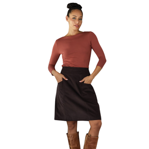 Falda midi estampada para mujer con tela transpirable de verano - Product Image 2