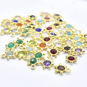 Pendentif soleil en quartz fumé, pierre précieuse naturelle ronde, breloque éclatante pour la fabrication de bijoux DIY, fournitures pour colliers et boucles d'oreilles, cadeau pour l'amour - Product Image 3