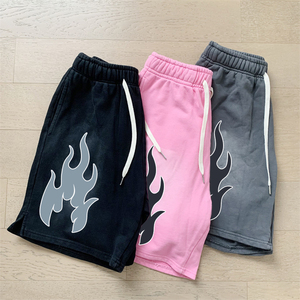 Pantalones cortos de lana personalizados para hombre, casuales, 100% algodón, con ajuste relajado y cintura con cordón para hombre - Product Image 5