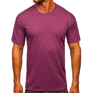 Camiseta de hombre de lujo personalizable con cuello redondo liso hecha de algodón de poliéster que muestra la camisa del timbre del logotipo de su marca - Product Image 1