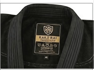 Black Durable BJJ Gi Judo Karate Uniform Set Polyester/Cotton Martial <b>Arts</b> Wear Breathable Lightweight Unisex Adult Front - Product Image 4