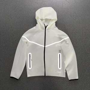 Conjunto Deportivo de Felpa Técnica con Logotipo Personalizado, Sudadera con Capucha y Pantalones de Chándal de 2 Piezas, Otoño Invierno, Algodón Grueso Ecológico, Moda Masculina - Product Image 6