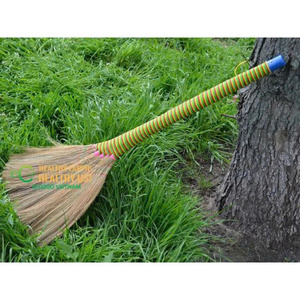 Eco2go Vietnam Modern Natural Grass Broom Wooden Handle | Portable Eco-Friendly Multi-Functional Floor Outdoor Cleaning Broom - Product Image 2