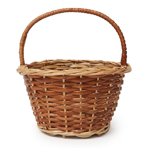 Wholesale Price Home Decoration Rattan Woven <b>Wicker</b> <b>Hanging</b> Fruit Serving <b>Basket</b> Custom Size Tabletop Decoration Kitchen Ware - Product Image 5