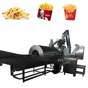 Factory Direct Sell High Output Frozen French Fries Fryer Potato Finger Making Machine Fresh Chip Snack Equipment For Small Idea