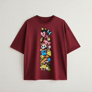 Camiseta de Punto para Hombre, 100% Algodón, Cuello Redondo, Manga Corta, Corte Regular, Diseño Liso en la Parte Delantera, Ecológica, Informal, 240 Gramos, Personalizable - Product Image 2