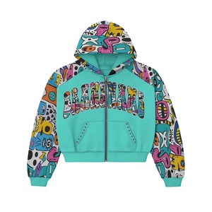 Fabricante OEM, Sudadera con Capucha Extra Grande de Alta Calidad, Estampado Personalizado de Ropa Urbana, 100% Algodón, Bordado con Cierre, Estilo Estadounidense - Product Image 1