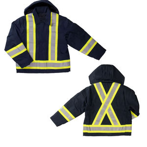 Chaqueta de Trabajo de Alta Visibilidad Reflectante para Hombre, Impermeable, para Obras de Construcción, en Oferta - Product Image 1