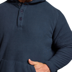 Ventes en gros de sweats à capuche confortables pour hommes en tissu tricoté respirant anti-rétrécissement, taille plus - Product Image 4