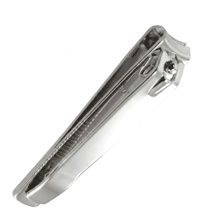 Coupe-ongles en acier inoxydable à mâchoires plates 12,5 mm, lame courbée, pointe arrondie, durable, style simple, outil pour ongles d'adultes - Product Image 4