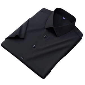 Camisa Formal de Manga Corta para Hombre, de Alta Calidad, Corte Entallado, Estilo Casual de Negocios para Oficina, Venta al Por Mayor, OEM Personalizado, 100% Algodón - Product Image 3