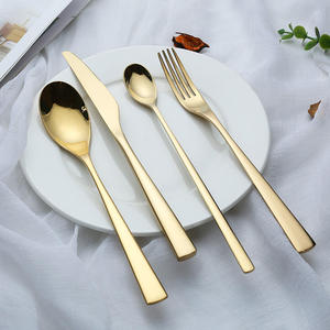 Premium Sustainable Stainless Steel 100-Piece Dining Cutlery Set | Reusable Durable <b>Flatware</b> Comfortable Grip for Home - Product Image 6