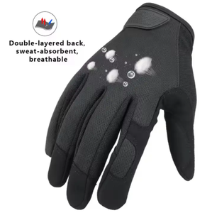 Durable New Style Breathable Leather Safety Work <b>Gloves</b> Non-Slip Wrist Length Reasonable Price - Product Image 2