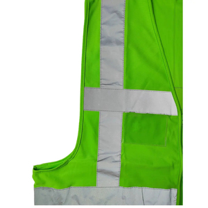 Chaleco de Seguridad para Trabajadores de Poliéster a Precio Económico al por Mayor con Malla Reflectante y Luces LED Intermitentes, con Logotipo Personalizado - Product Image 5