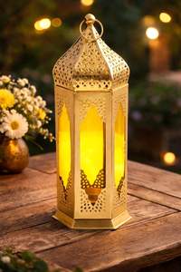 Farol Colgante de Hierro Marroquí, Portavelas Decorativo para Velas de Té, Decoración Premium para el Hogar, Iluminación, Suministro al por Mayor para Exportación - Product Image 4