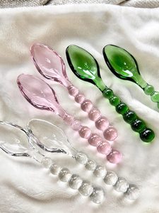 Elegante Juego de Servidores de Ensalada de Resina Color Ámbar, Cuchara y Tenedor para Servir, Vajilla para Cocina y Mesa de Comedor - Product Image 6