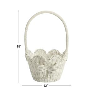 Handwicker Rattan Easter <b>Baskets</b> Eco-friendly <b>Storage</b> <b>Basket</b> <b>Wicker</b> Gift <b>Baskets</b> with Handles from Vietnam - Product Image 2