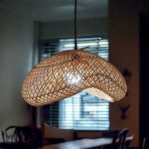 New Trend Handmade Rattan Hang Light <b>Chinese</b> Style <b>Lantern</b> Woven Bamboo Pendant Lamp for Home Cafe Restaurant Hotel - Product Image 3